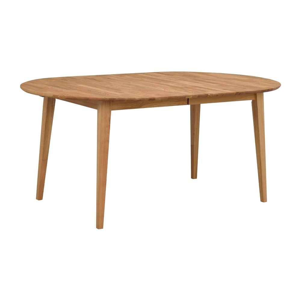 E-shop Oválny dubový rozkladací jedálenský stôl Rowico Mimi, 170 x 105 cm