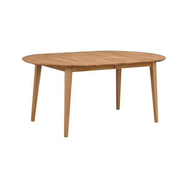Oválny dubový rozkladací jedálenský stôl Rowico Mimi, 170 x 105 cm