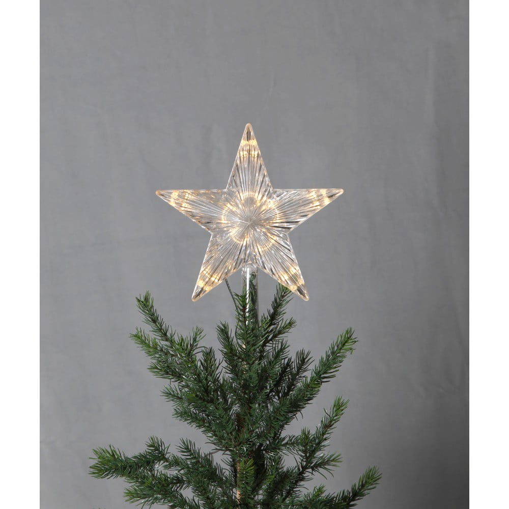 E-shop LED svietiaci špic na stromček Star Trading Topsy, výška 24 cm