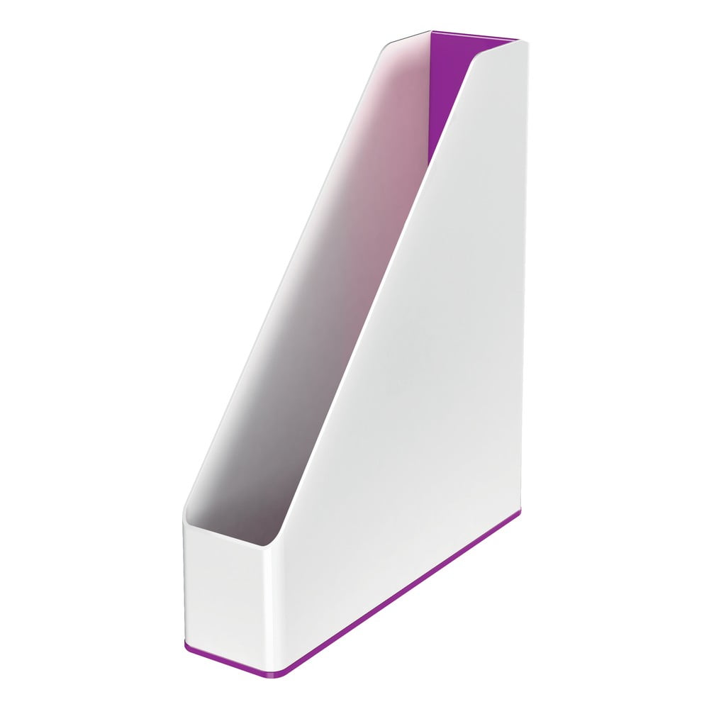 E-shop Bielo-fialový stojan na časopisy Leitz WOW