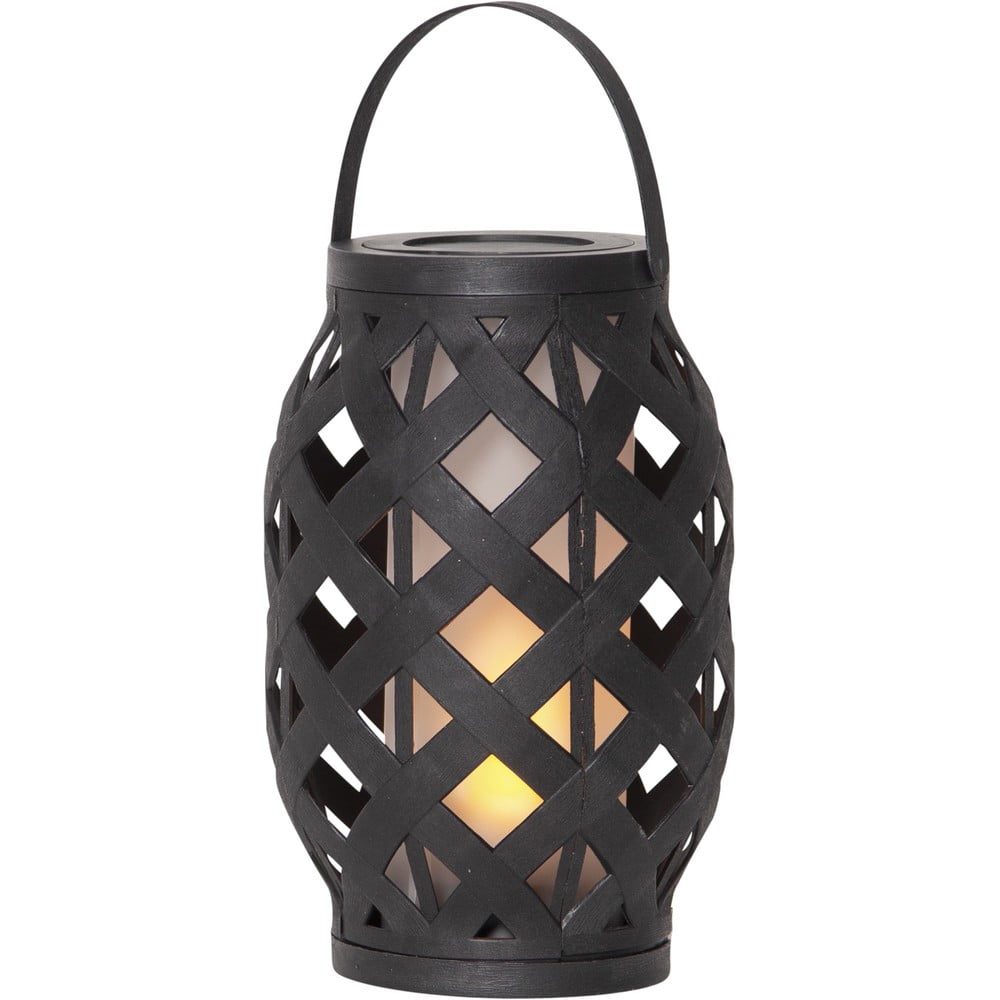 Obrázok Čierny lampáš Best Season Flame Lantern, 15 x 23 cm