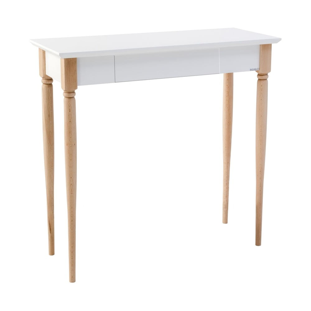 E-shop Biely pracovný stôl Ragaba Mamo, šírka 65 cm