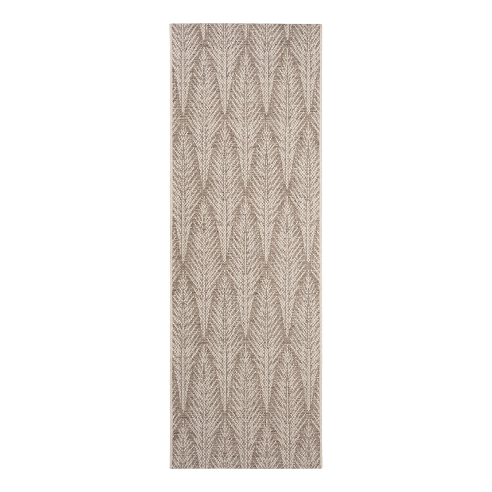 E-shop Hnedobéžový vonkajší koberec NORTHRUGS Pella, 70 x 200 cm