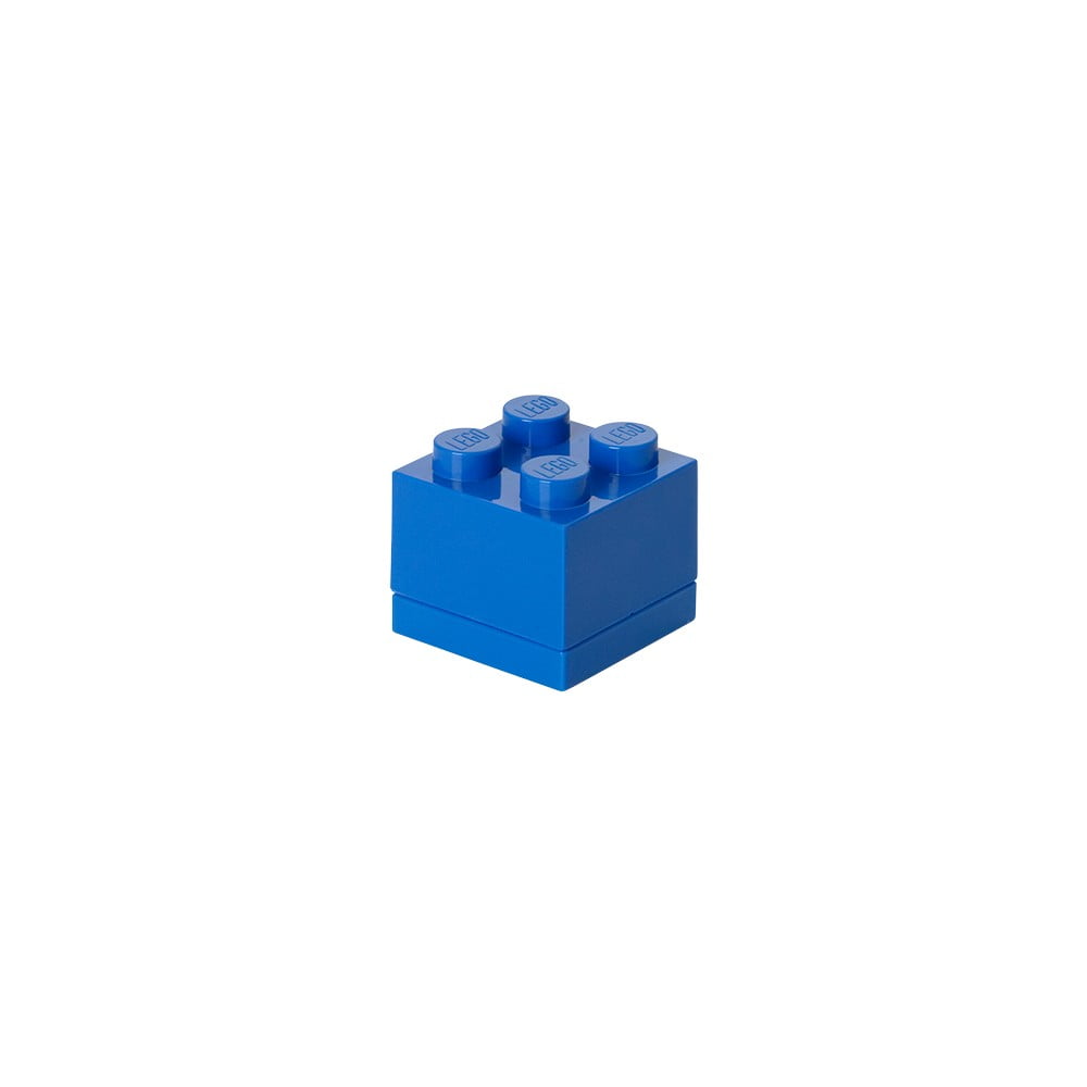 E-shop Modrý úložný box LEGO® Mini Box Blue