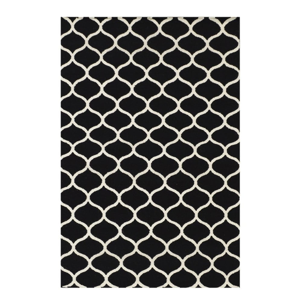 Ručně tkaný koberec Alize Black, 155x240 cm