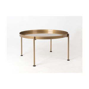 Konferenčný stolík v zlatej farbe Custom Form Memo, ⌀ 100 cm