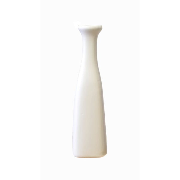 Biela keramická váza Rulina Persei, výška 25 cm