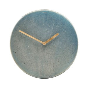 Sivomodré nástenné hodiny House Doctor Metro, ⌀ 22 cm