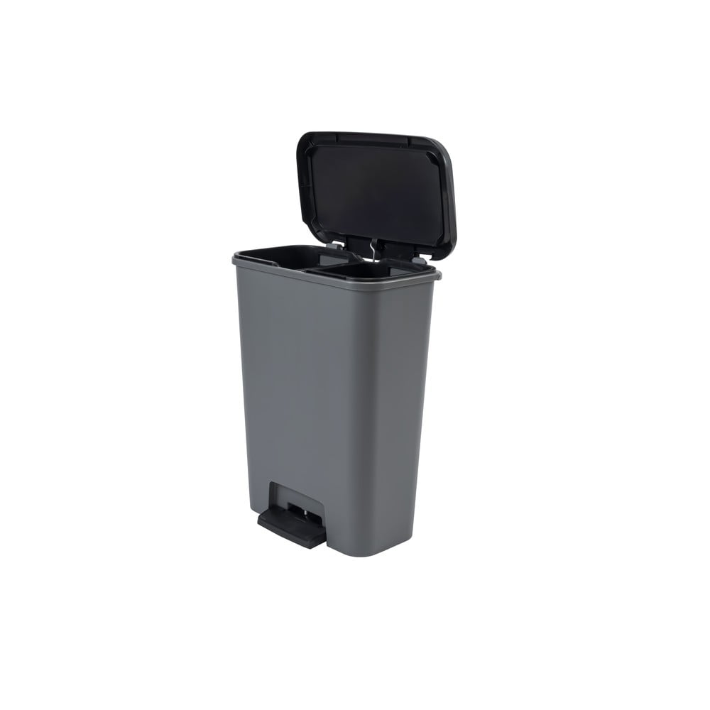 E-shop Plastový odpadkový kôš na triedený odpad/pedálový 23+23 l Compatta - Curver