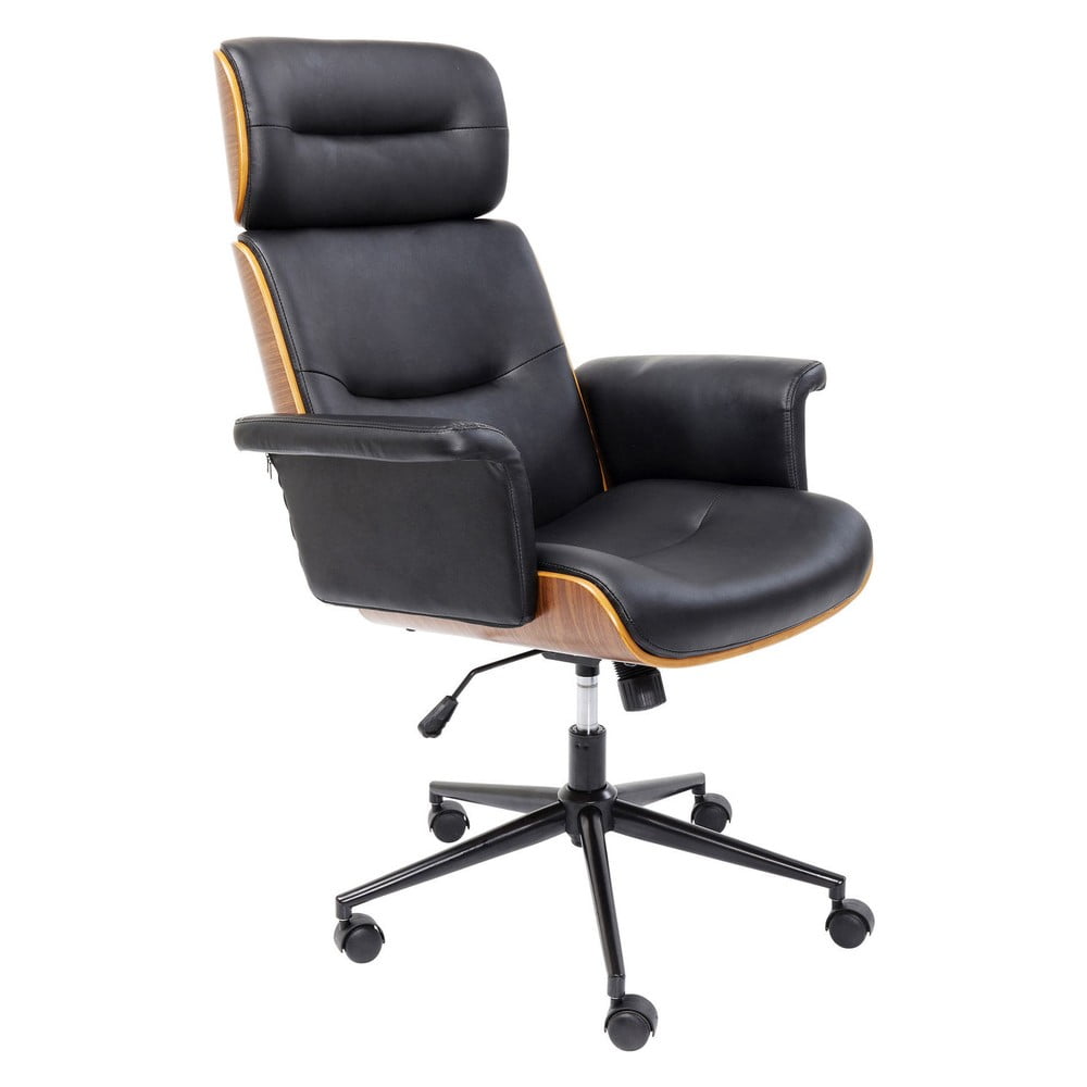 E-shop Čierna kancelárska stolička Kare Design Check Out