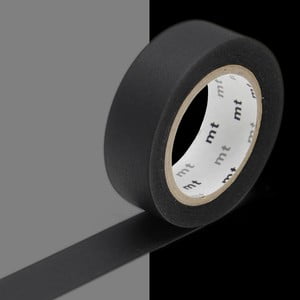 Čierna washi páska MT Masking Tape Uni