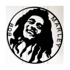 Kovová nástenná dekorácia Bob Marley