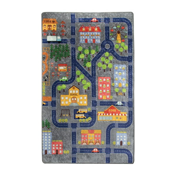 Detský koberec Small Town, 140 × 190 cm