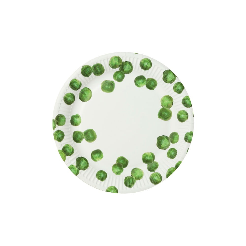 E-shop Sada 8 papierových tanierov Talking Tables Sprout