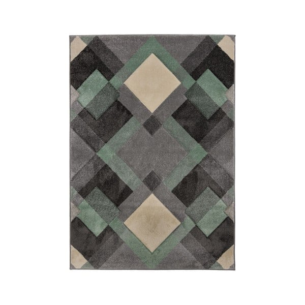 Sivo-zelený koberec Flair Rugs Nimbus, 120 x 170 cm