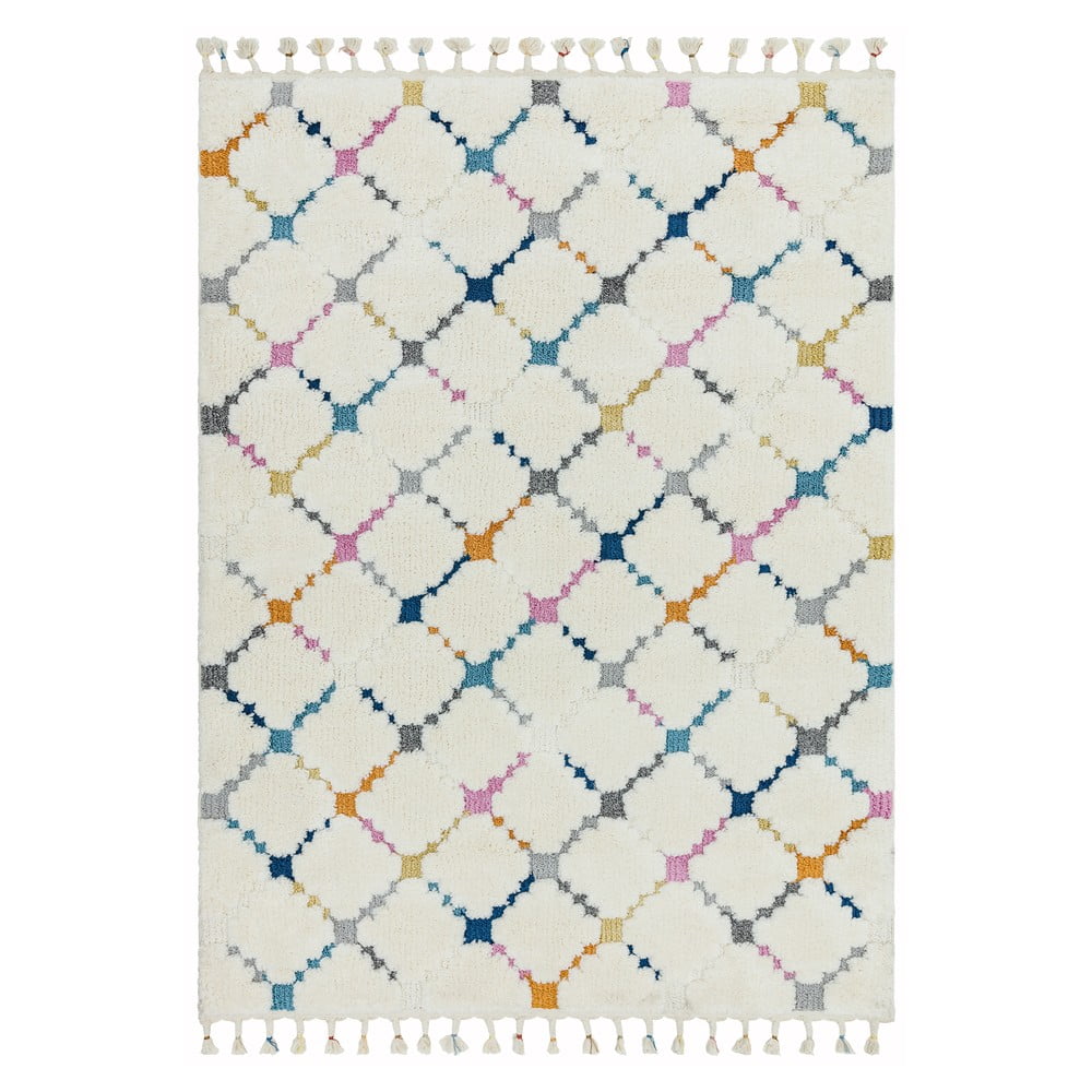 Béžový koberec Asiatic Carpets Criss Cross, 160 x 230 cm