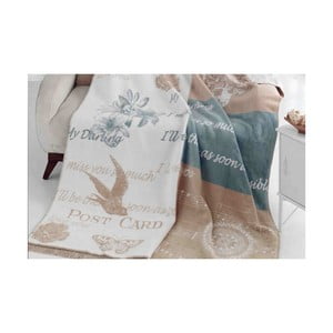 Deka s prímesou bavlny Aksu Alexa, 200 × 150 cm