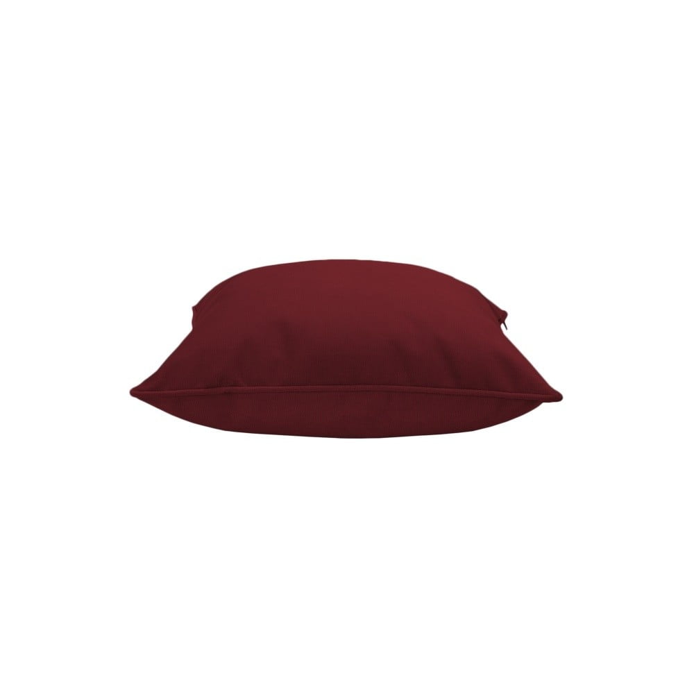 Obrázok Červená obliečka na vankúš WeLoveBeds Elegant Burgundy, 50 × 50 cm