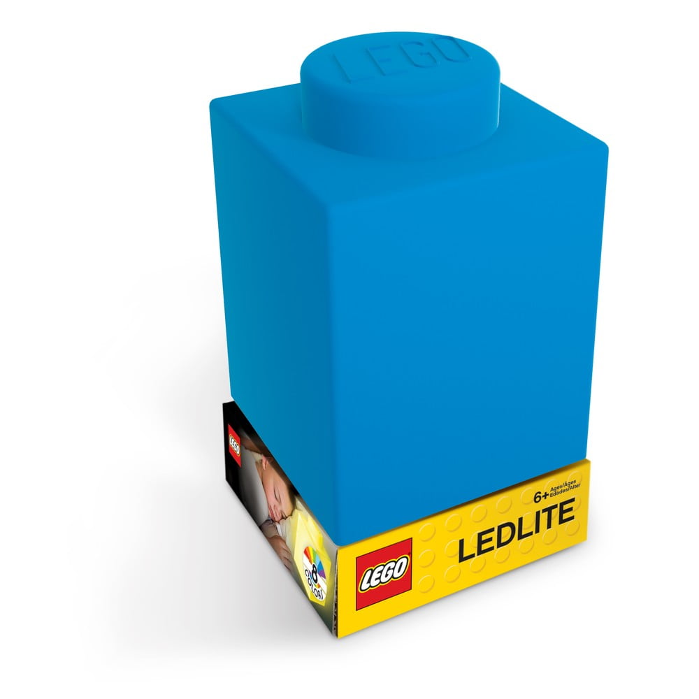 E-shop Modré silikónové nočné svetielko LEGO® Classic Brick