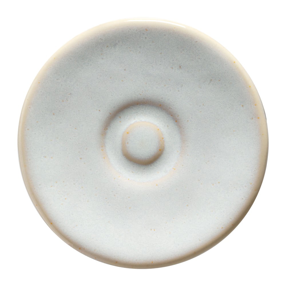 E-shop Biely kameninový tanierik na espresso Costa Nova Roda, ⌀ 11 cm