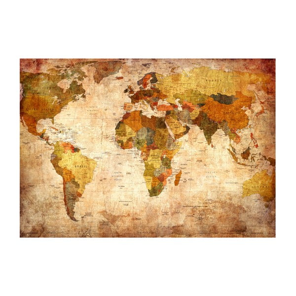 Veľkoformátová tapeta Artgeist Old World Map, 400 x 280 cm