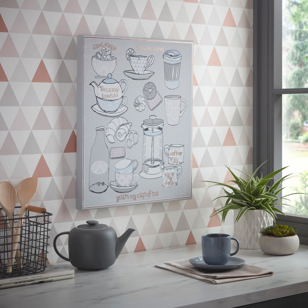 E-shop Nástenný obraz Art for the home Room For A Brew, 40 x 50 cm