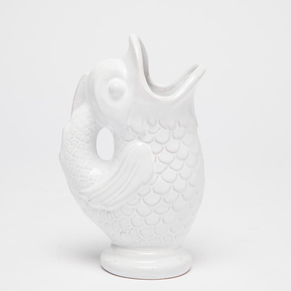 E-shop Biela ručne vyrobená váza Velvet Atelier Pez