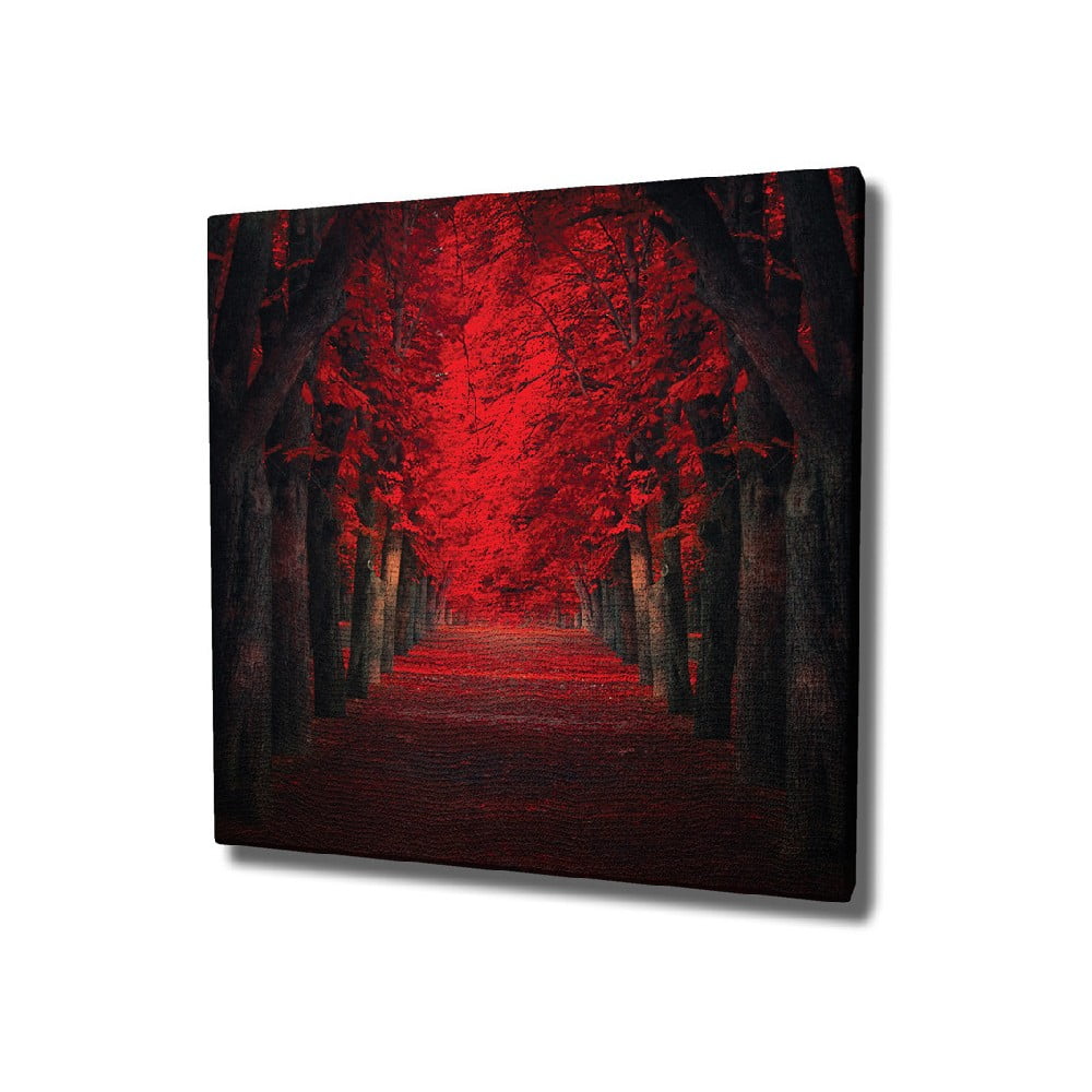 E-shop Nástenný obraz na plátne Red Trees, 45 × 45 cm