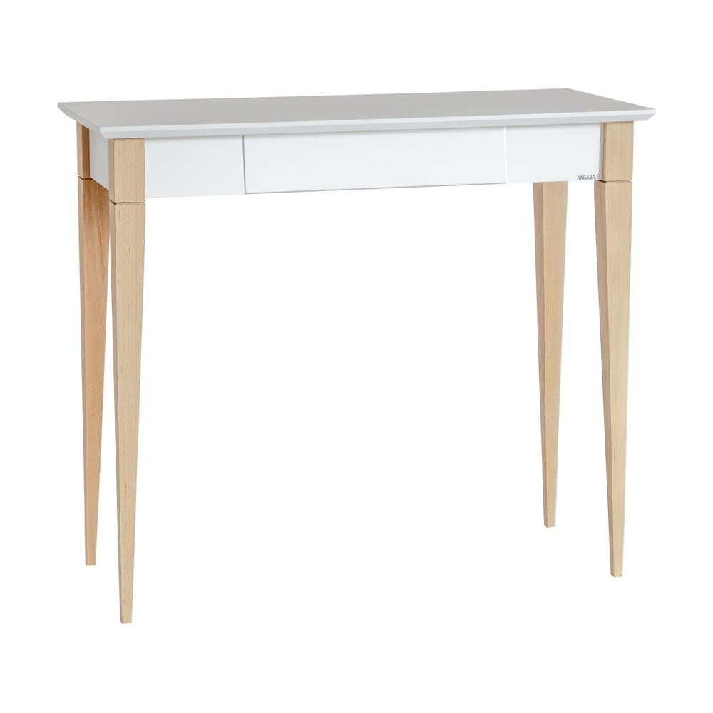 E-shop Biely pracovný stôl Ragaba Mimo, dĺžka 85 cm