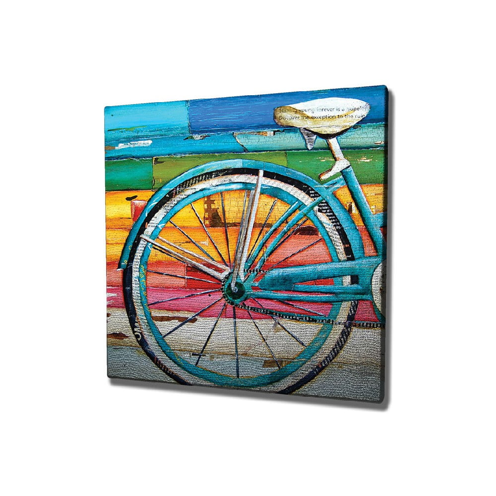 E-shop Nástenný obraz na plátne Bike, 45 × 45 cm