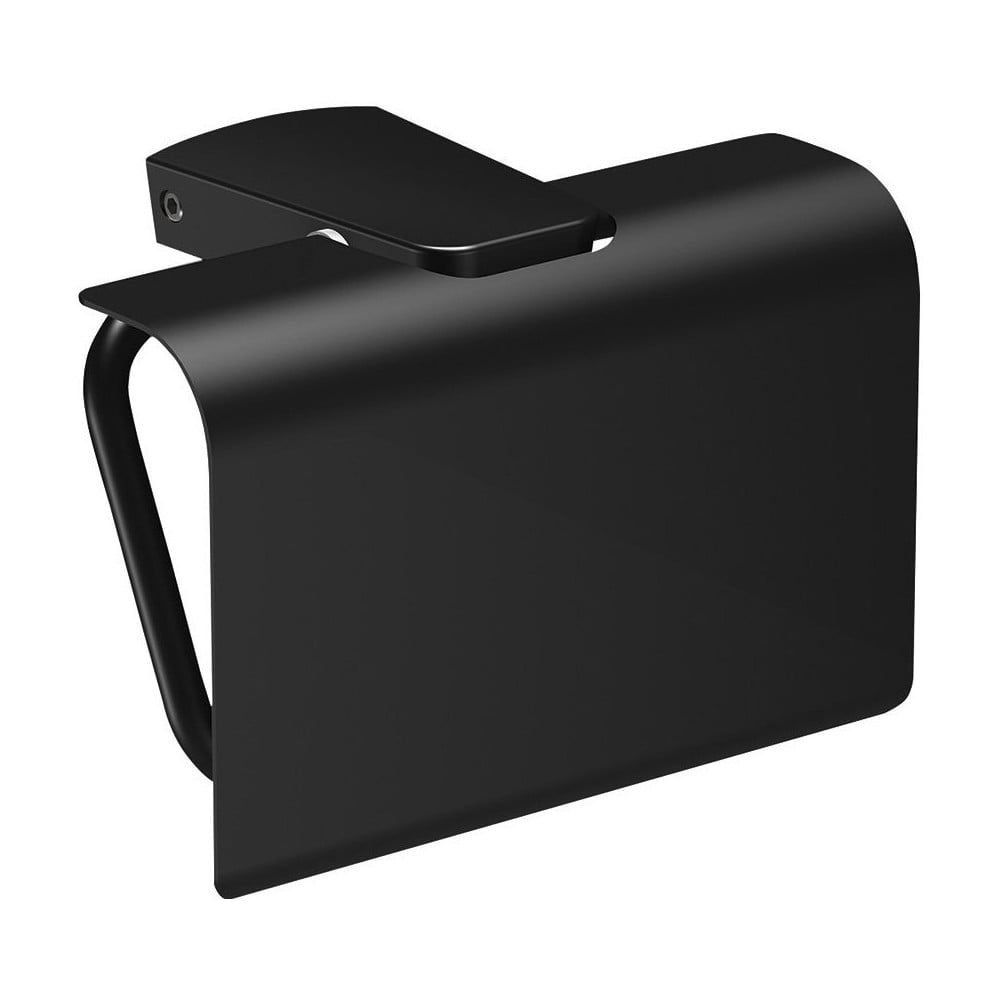 E-shop Čierny mosadzný držiak na toaletný papier Sapho Zen