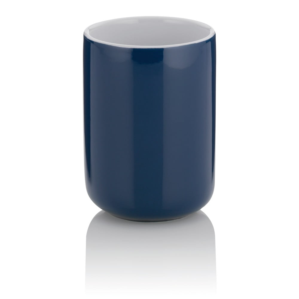 E-shop Modrý keramický pohárik na zubné kefky Kela Isabella
