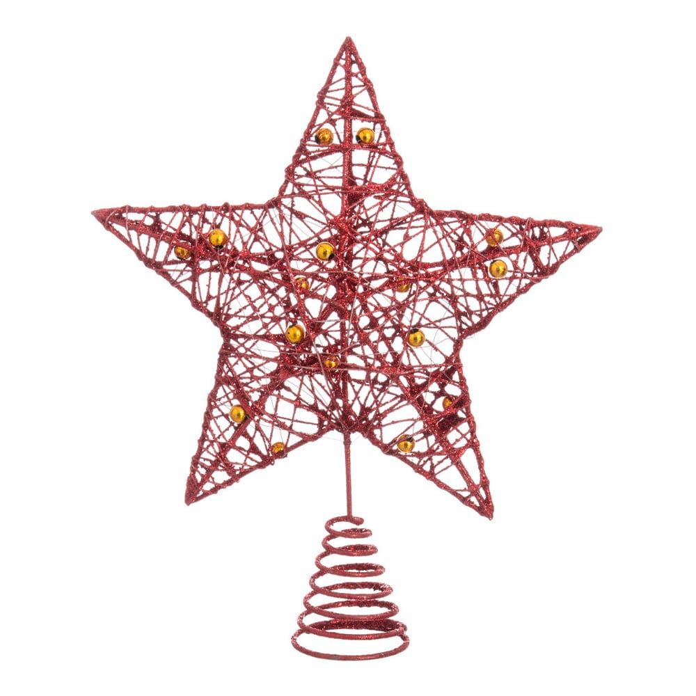 E-shop Hviezda na stromček v červenej farbe Unimasa Star