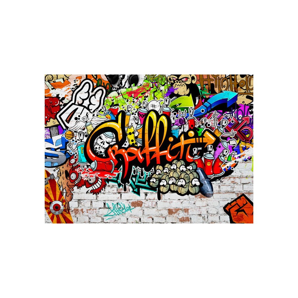 E-shop Veľkoformátová tapeta Bimago Colourful Graffiti, 400 × 280 cm