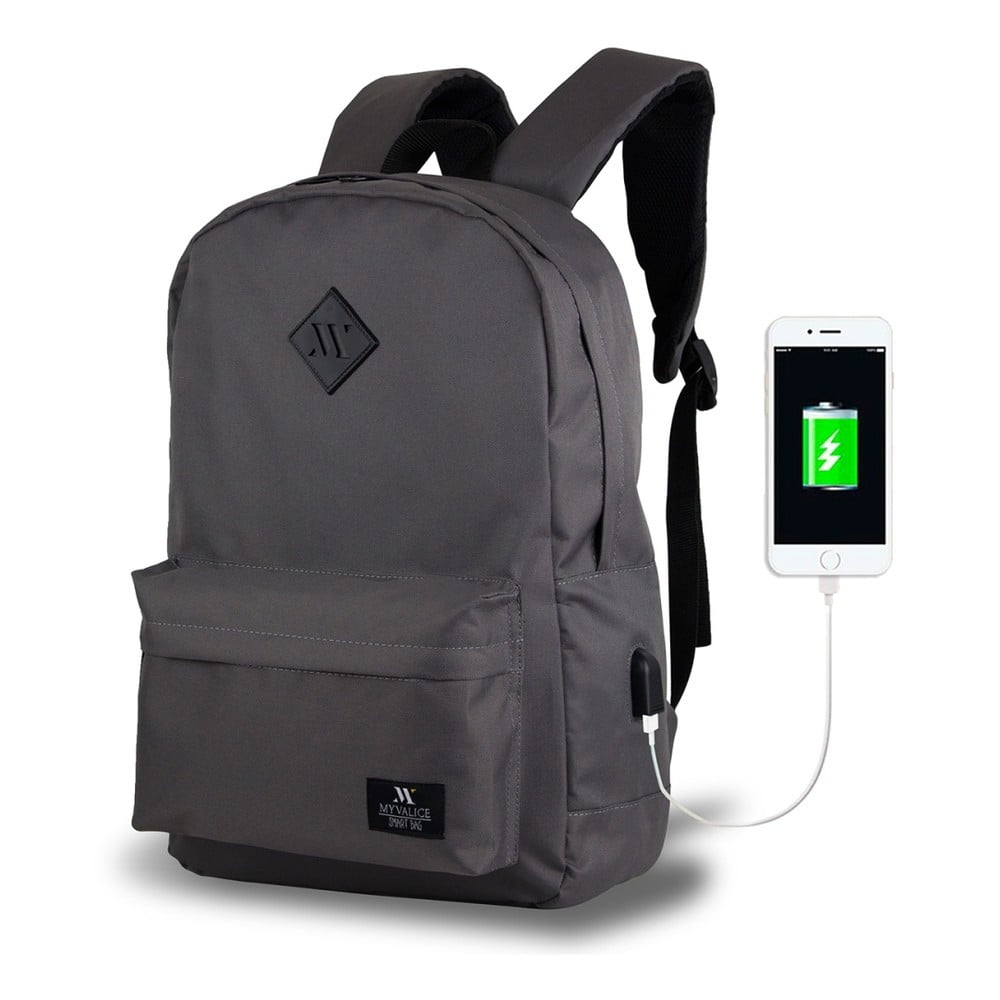 Obrázok Sivý batoh s USB portom My Valice SPECTA Smart Bag