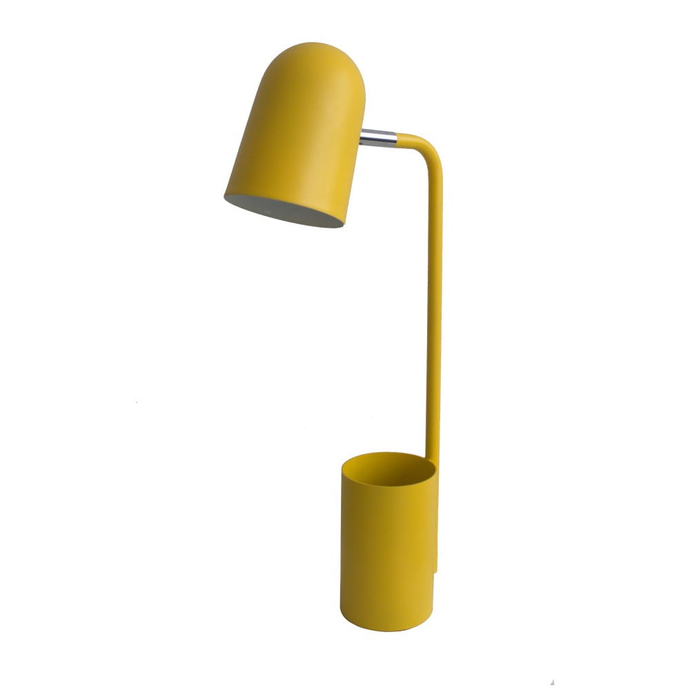 Žltá stolová lampa s držiakom na kvetináč Opjet Paris Pot