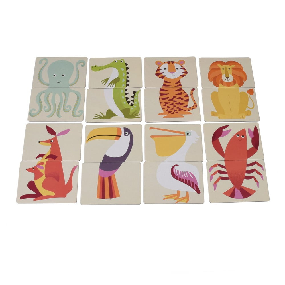 E-shop Obrázkové hracie kartičky so zvieratkami Rex London Colourful Creatures