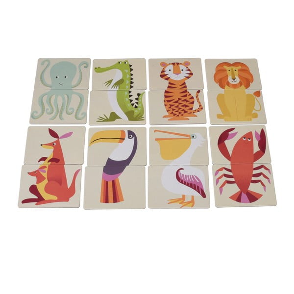 Obrázkové hracie kartičky so zvieratkami Rex London Colourful Creatures