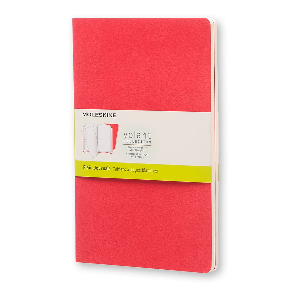 E-shop Červený zápisník Moleskine Volant, 96 strán