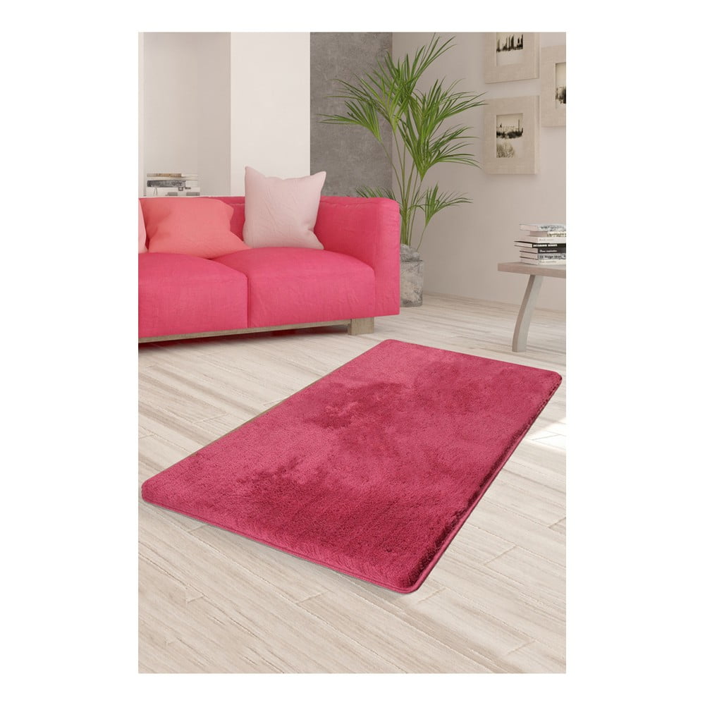 E-shop Ružový koberec Milano, 140 × 80 cm