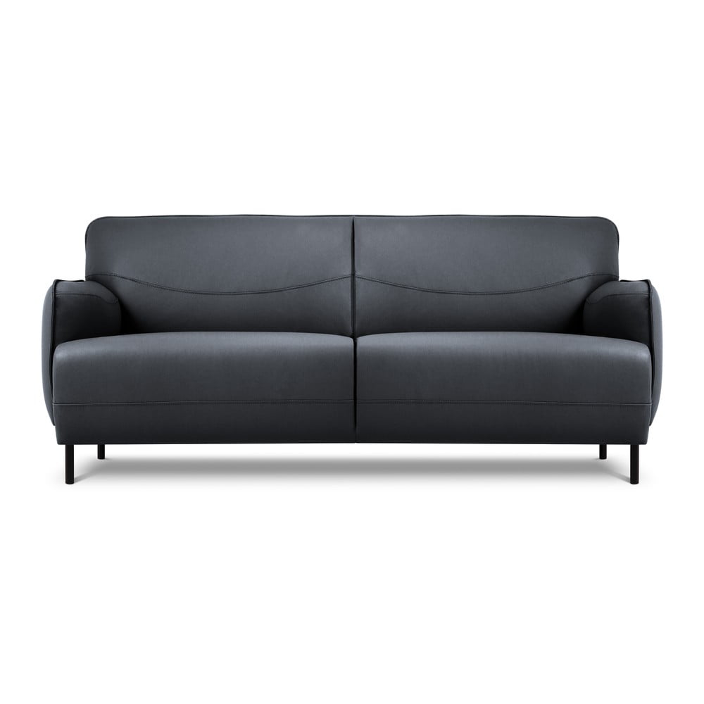 E-shop Modrá kožená pohovka Windsor & Co Sofas Neso, 175 x 90 cm