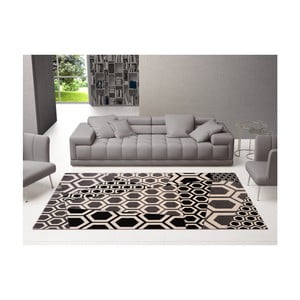 Sivý vzorovaný koberec DECO CARPET Bee, 133 × 190 cm