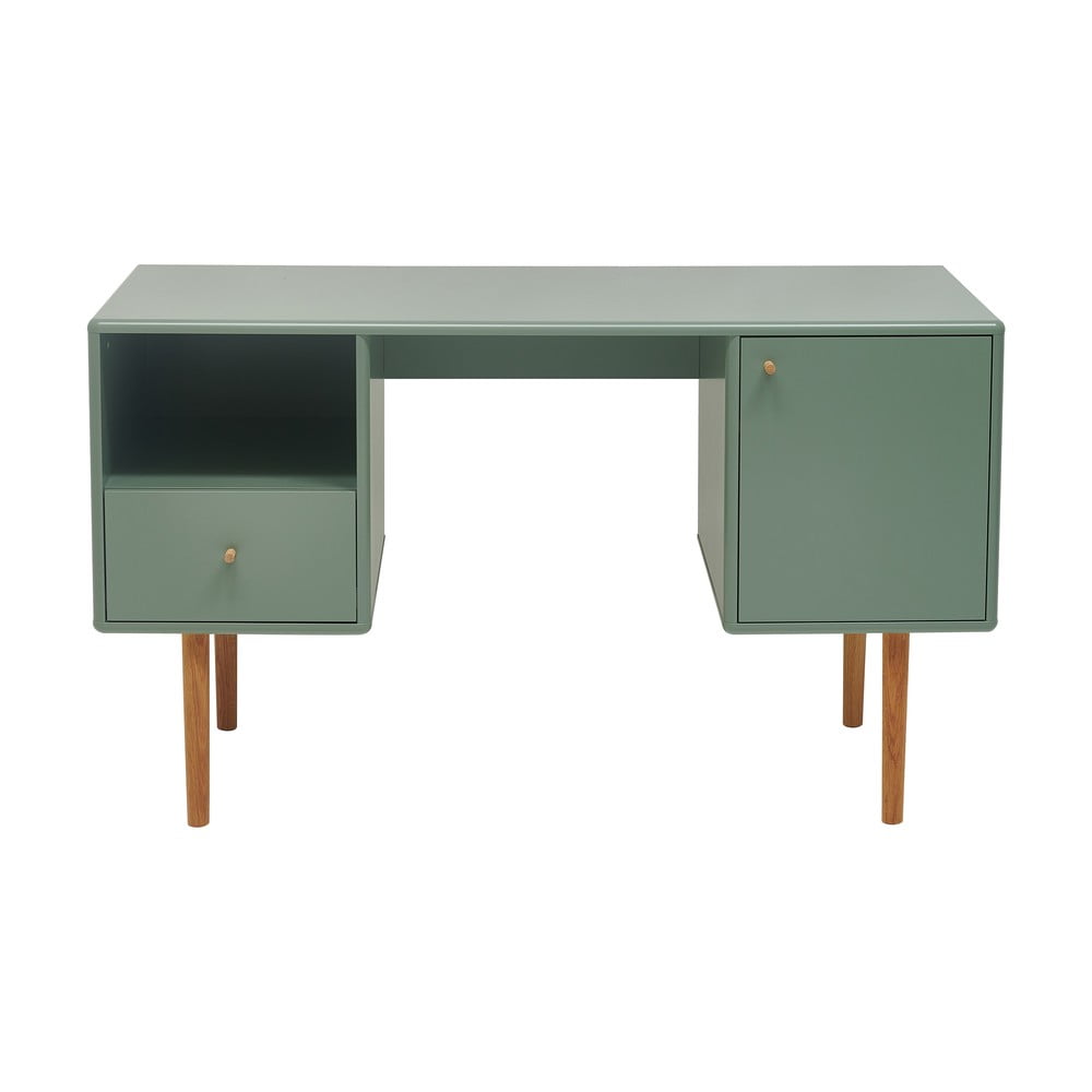 E-shop Zelený pracovný stôl 130x50 cm Color Living - Tom Tailor for Tenzo