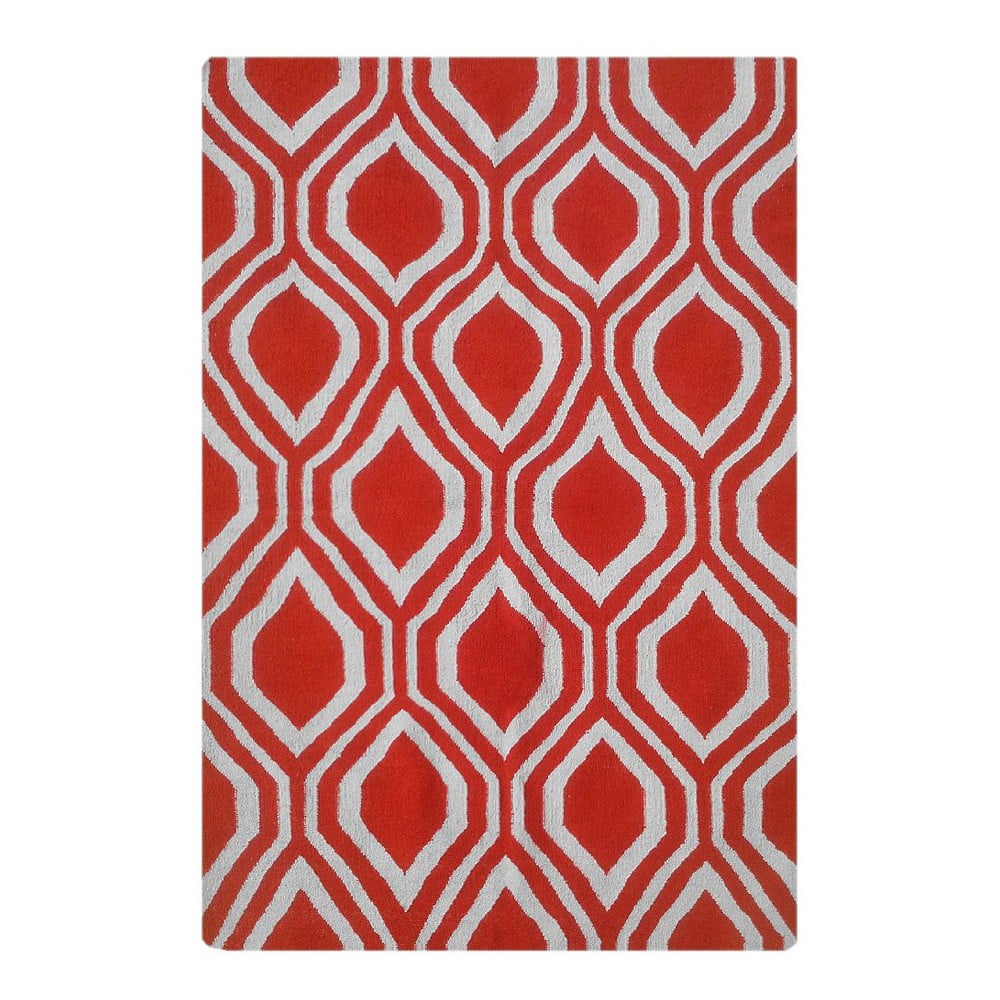 Vlnený koberec Kilim 65 Orange, 160x220 cm