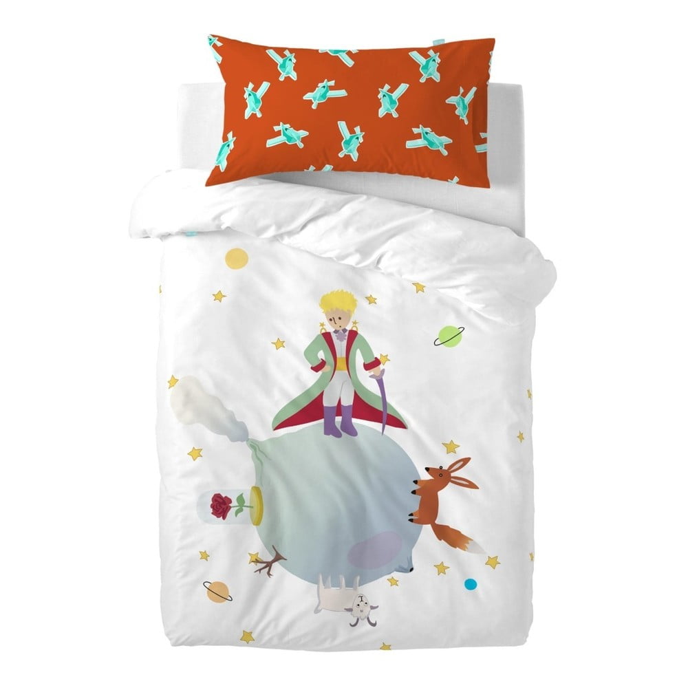 E-shop Detské bavlnené obliečky na paplón a vankúš Mr. Fox Little Prince, 115 × 145 cm
