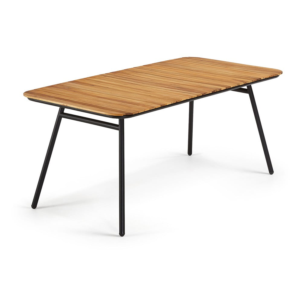 E-shop Stôl z akáciového dreva Kave Home Skod, 180 x 90 cm