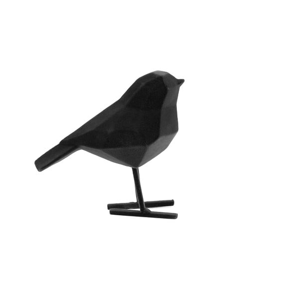 Čierna dekoratívna figúrka PT LIVING Bird, výška 13,5 cm