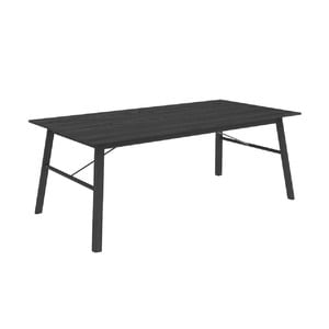Čierny jedálenský stôl Interstil Carver, 200 × 100 cm