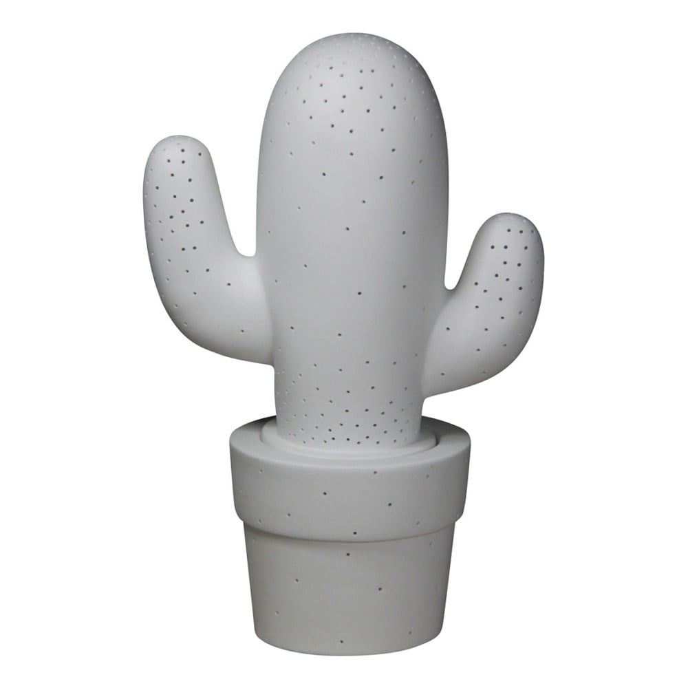 Biela stolová lampa Opjet Paris Cactus