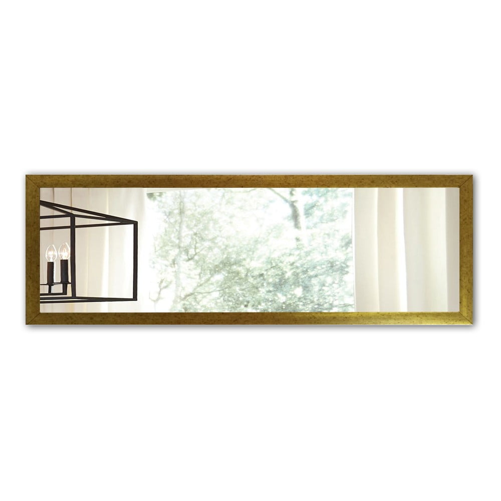 E-shop Nástenné zrkadlo s rámom v zlatej farbe Oyo Concept, 105 x 40 cm